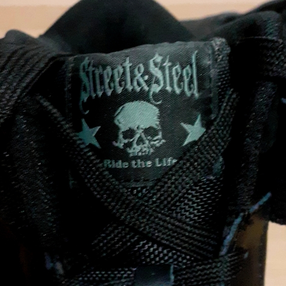 Street & steel riding shoes barely used - Picture 3 of 7